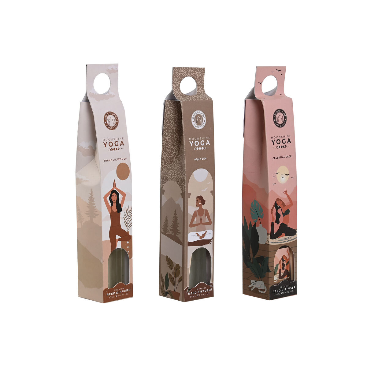 Oro gaiviklis Home ESPRIT Miesto 30 ml (3 vnt.)